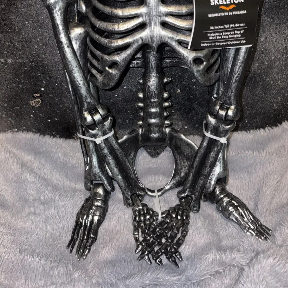 The Halloween Collection 36” Posable Skeleton - New Party Goth Grim Decorations